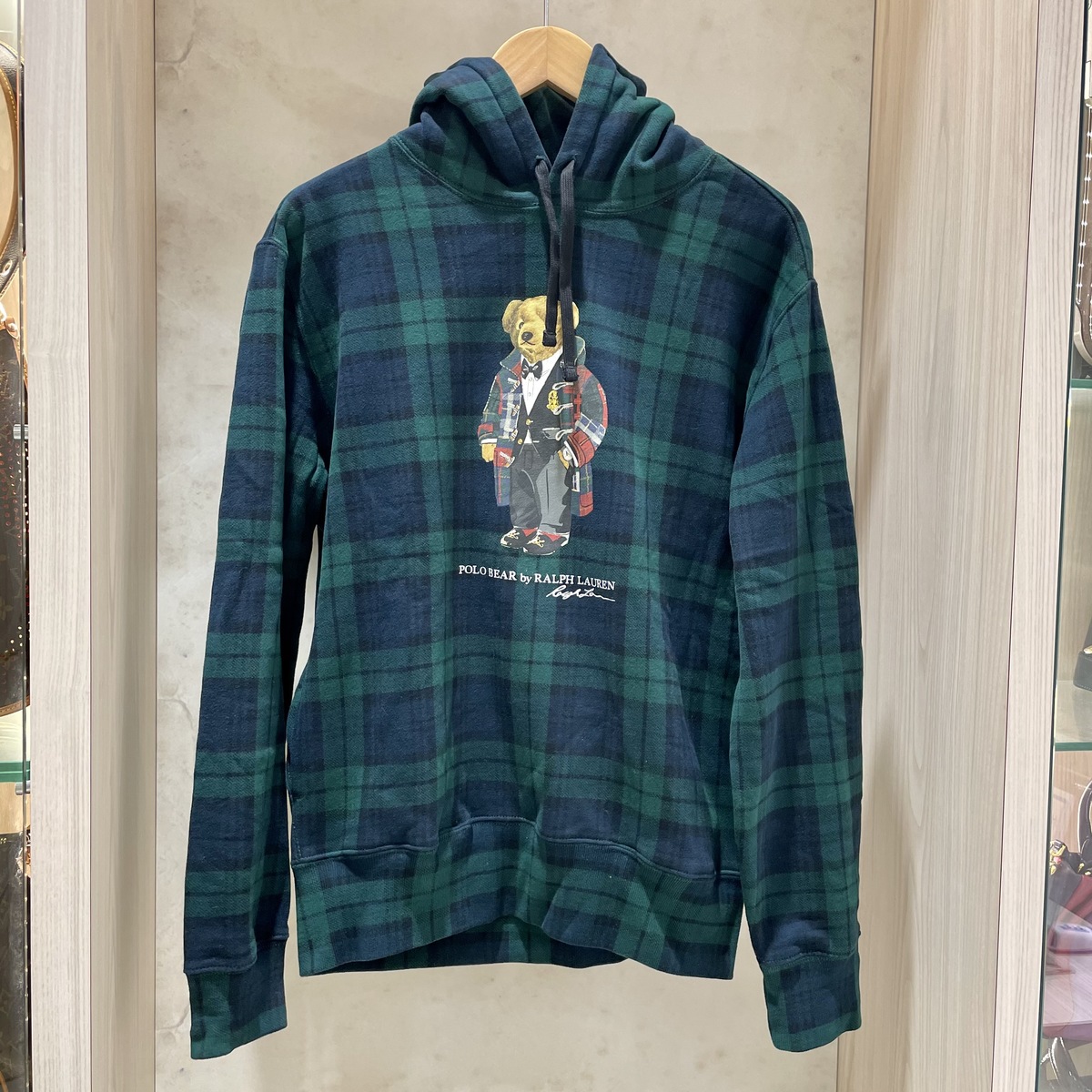 ラルフローレンの洋服のタータンチェック ポロベア スウェットパーカーの買取実績です 21年2月6日公開の情報です エコスタイル