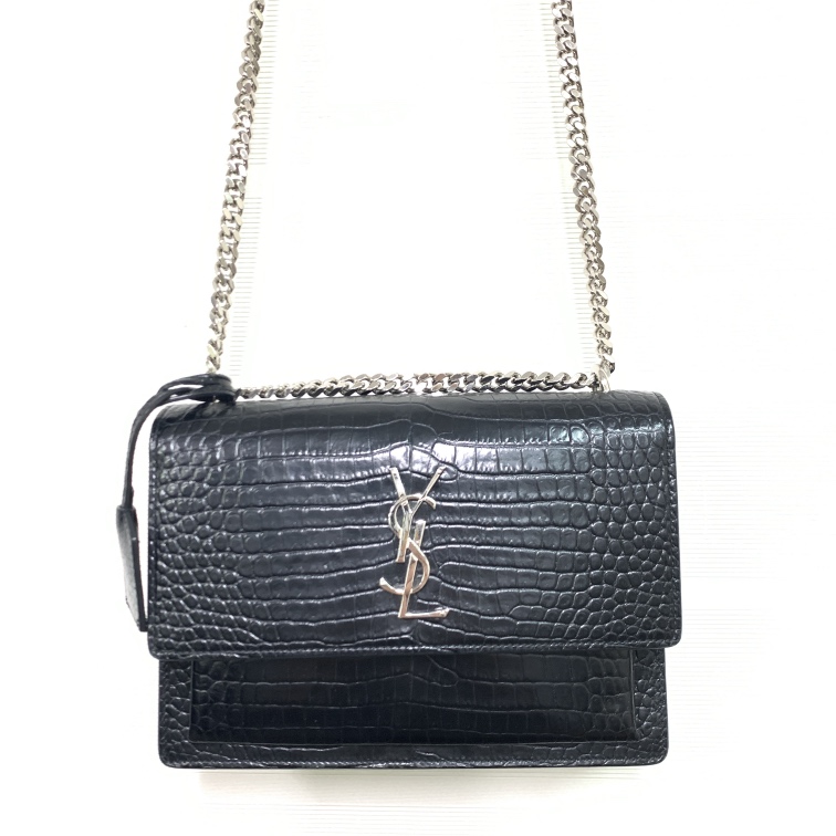 シルバー Saint サンセット クロコ 美品☆の通販 by M☆'s shop|サン 値下げ可 【みぃさん専用】SAINT ショルダーバック PARIS LAURENT ショルダーバッグ