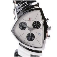 ハミルトン H24432751 ベンチュラ シルバー 白文字盤 SSケース クロノグラフ クオーツ腕時計 買取実績です。