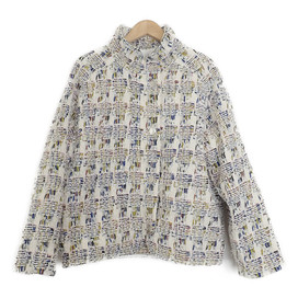 シャネルの2018年　FANTASY TWEED BLOUSON　ココボタン　ツイードブルゾン/ジャケット　P58258V44257の買取実績です。