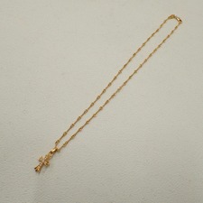 クロムハーツ 22K スモールCHクロス パヴェダイヤ ベビーファットチャーム/ツイストチェーン ネックレス 買取実績です。