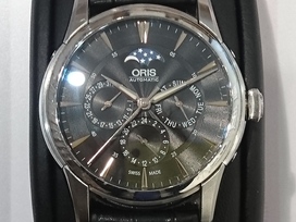 エコスタイル新宿店で、オリスの781 7703 4054D アートリエ コンプリケーション 自動巻き 腕時計を買取しました。