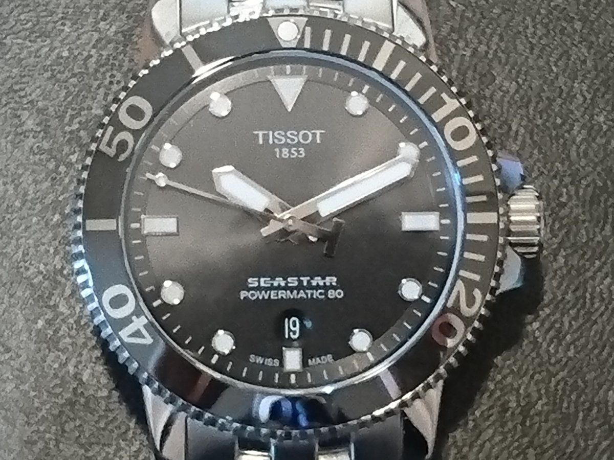 ティソのT120.407.11.051.00 シースター1000 POWERMATIC80 自動巻き腕時計の買取実績です。