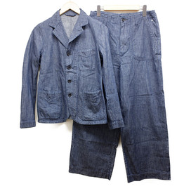 フォーティファイブアールのコットン ストライプ ジャケット/ワイドパンツ セットアップの買取実績です。