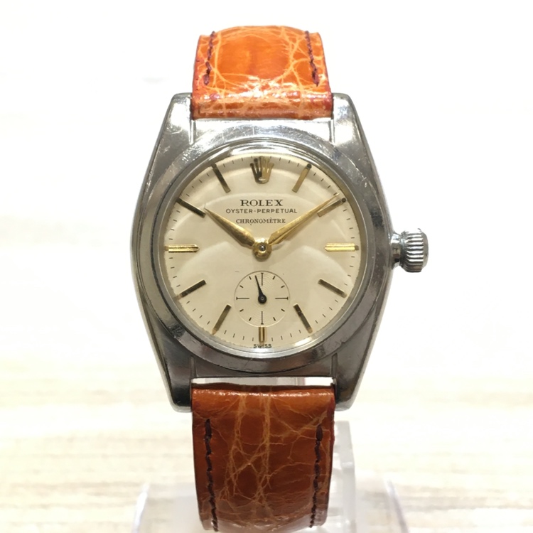 ロレックスの2764 バブルバック オイスターパーペチュアル 自動巻き 腕時計の買取実績です。