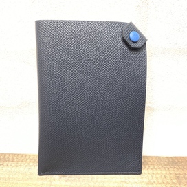 エルメスのX刻印 ネイビー エプソン タルマックPM パスケースの買取実績です。