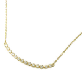 アーカーのK18YG/ダイヤモンド0.07ct ビリーブユー ショートネックレスの買取実績です。
