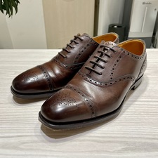 グレンソン ブラウン 22352 GR-OXFORD パンチドキャップトゥ セミブローグシューズ 買取実績です。