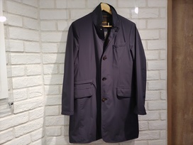エコスタイル新宿店で、ムーレーのSI/BASSANI AQUA PROOF ネイビー シングル チェスターコートを買取しました。
