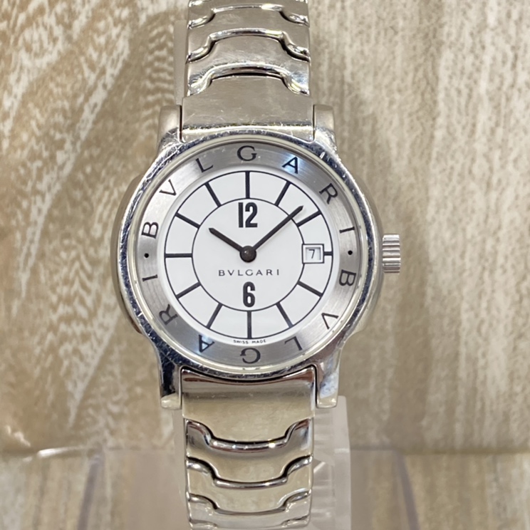 ブルガリのST29S ソロテンポ 白文字番のクォーツ腕時計の買取実績です。