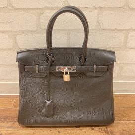 エルメスの□M トゴ シルバー金具 バーキン30 ハンドバッグの買取実績です。