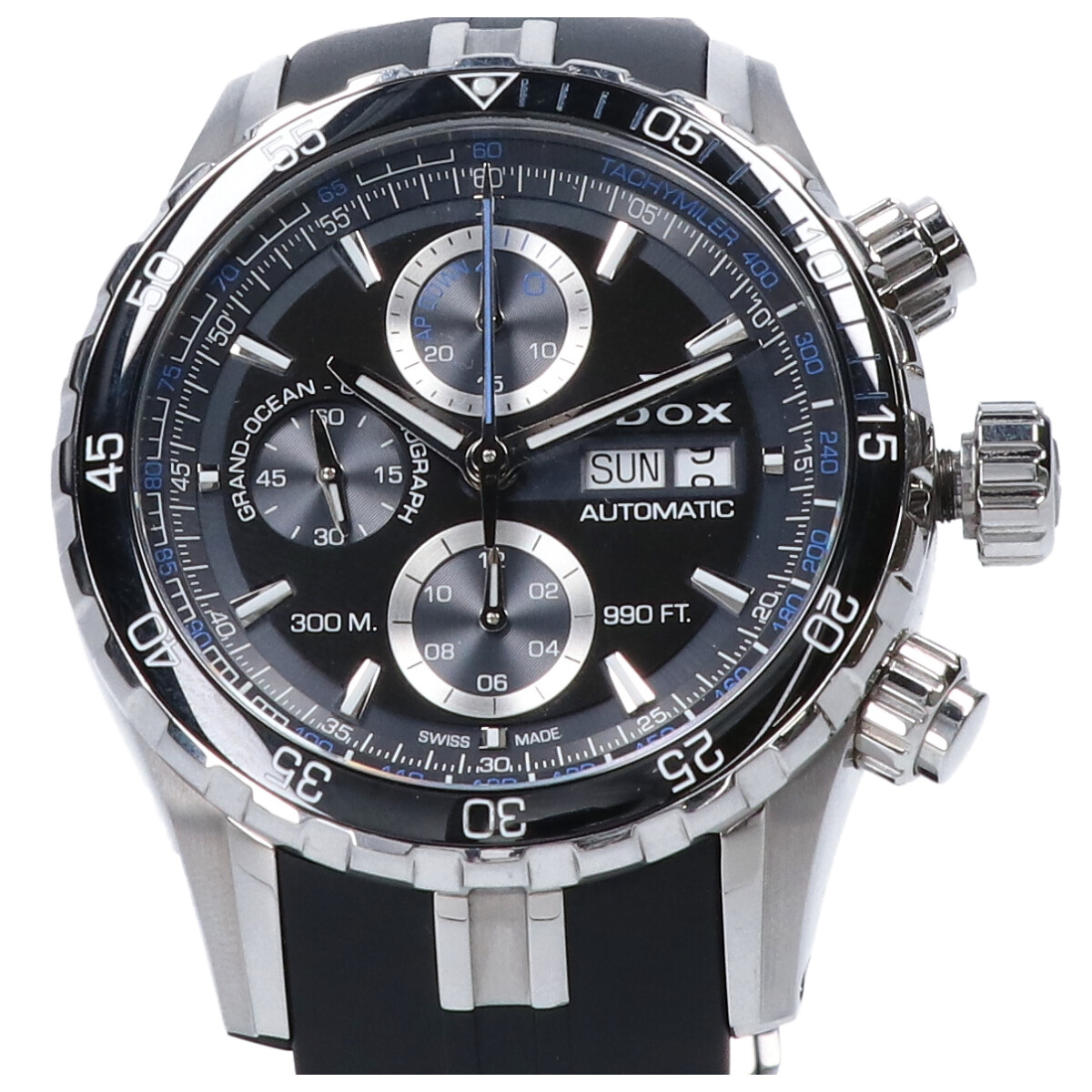 エドックスの01123 グランドオーシャン クロノグラフ 自動巻き 腕時計の買取実績です。