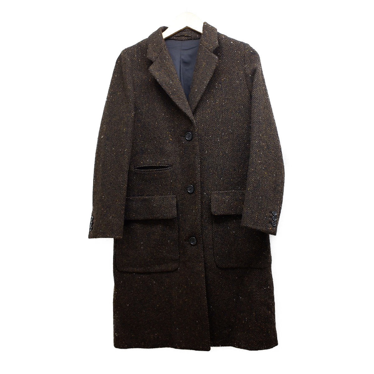 マーガレットハウエルの19年製 578-9212005 HERRINGBONE WOOL ヘリンボーンウール チェスターコートの買取実績です。