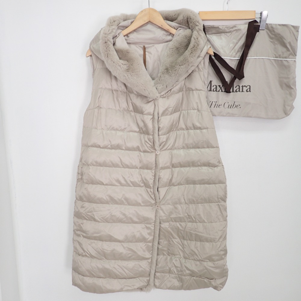 MaxMara The Cube マックスマーラ ダウンベストロングジレ44