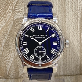 エコスタイル銀座本店で、ラルフローレンのRLR0220706のスポーティングのクラシッククロノメーターの45㎜の自動巻きの腕時計を買取ました。