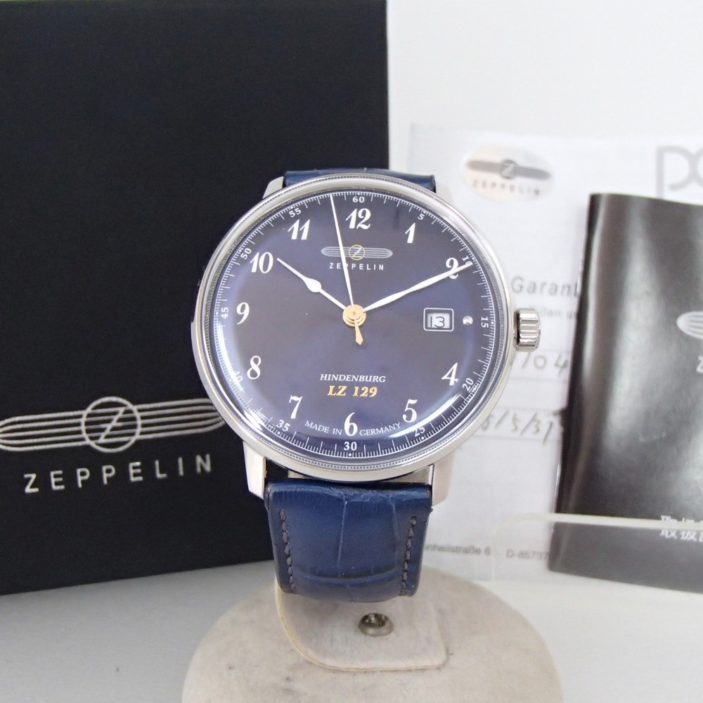ツェッペリンのLZ129 7046-3 ヒンデンブルク デイト付き クオーツ腕時計の買取実績です。