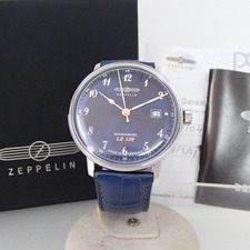 ツェッペリン LZ129 7046-3 ヒンデンブルク デイト付き クオーツ腕時計 買取実績です。