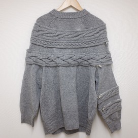 サカイの19AW ウール混 ジップアタッチメント ドッキングニットの買取実績です。