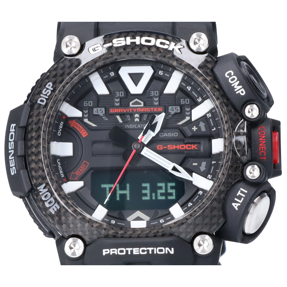 G-SHOCKのブラック　GR-B200-1AJF　MASTER OF G グラビティ―マスター　クワッドセンサー搭載　クオーツウォッチの買取実績です。