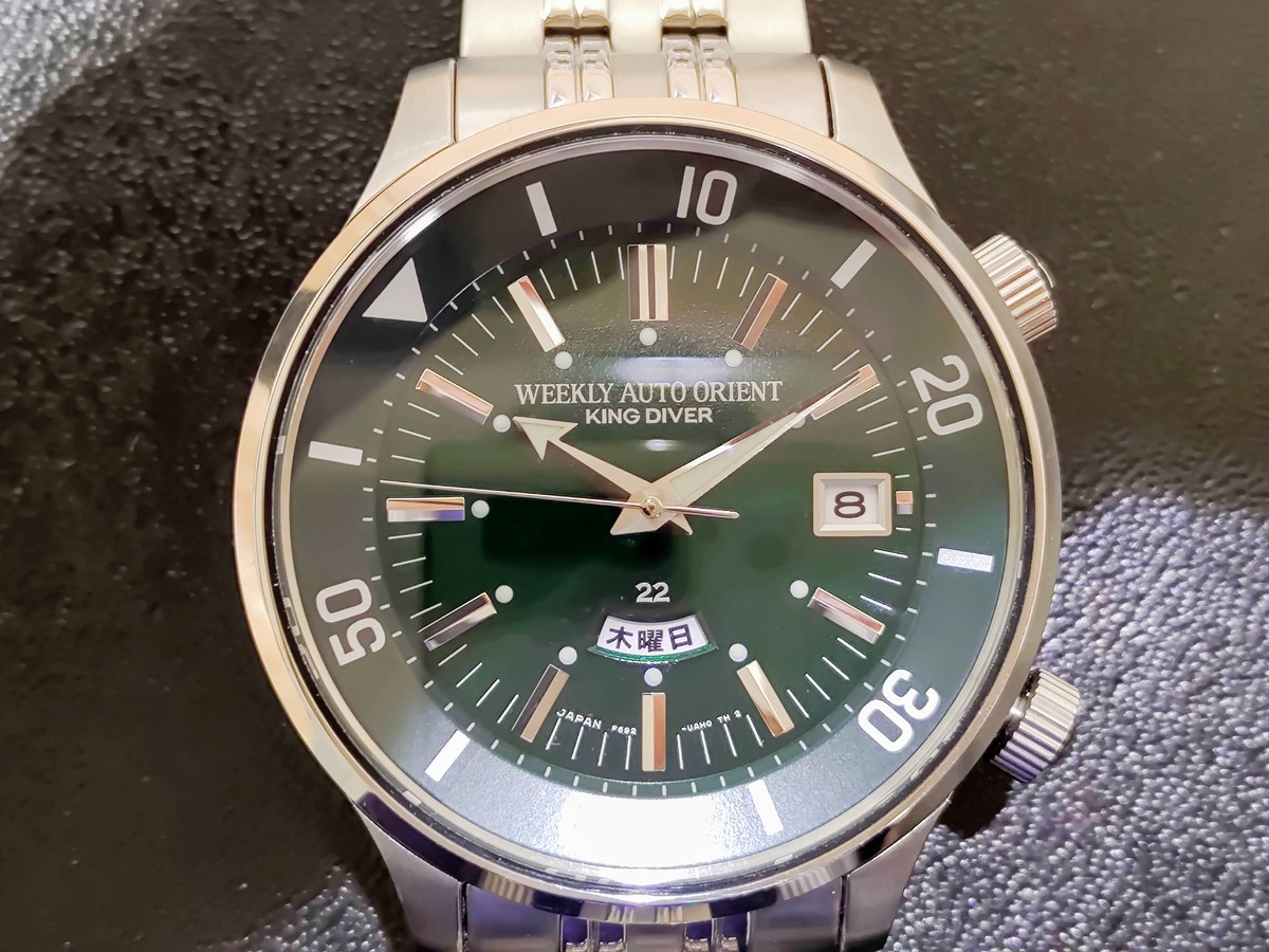 新宿店で、オリエントのF692-UAK0 1000本限定 70th記念モデル キング