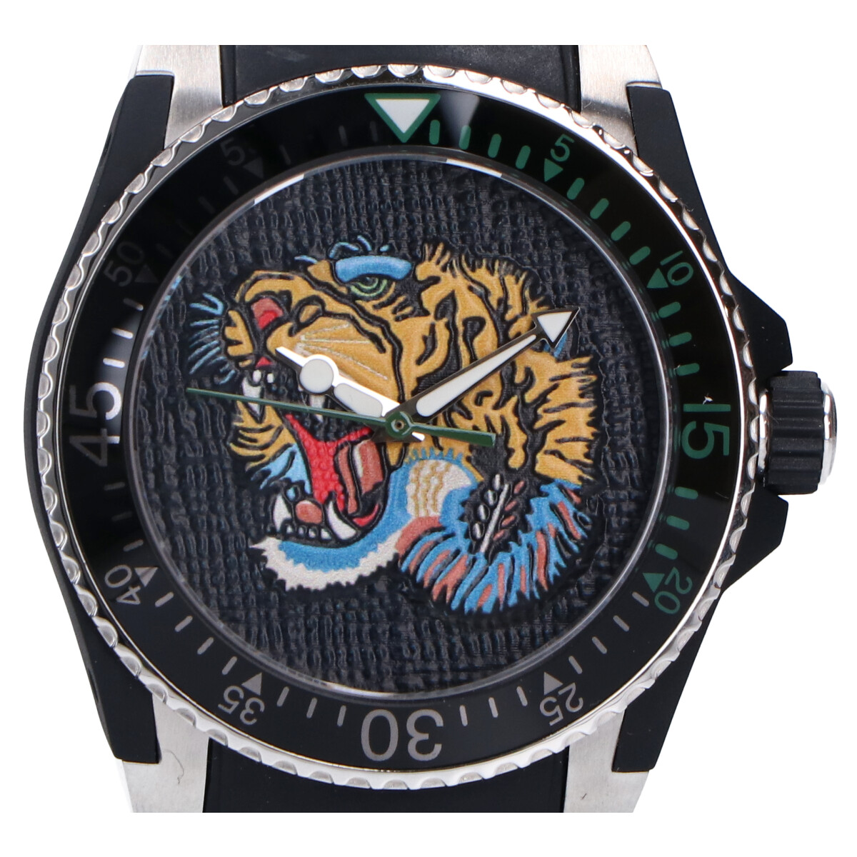 グッチのYA136318 DIVE ダイヴ タイガー クオーツ 時計 メンズの買取実績です。