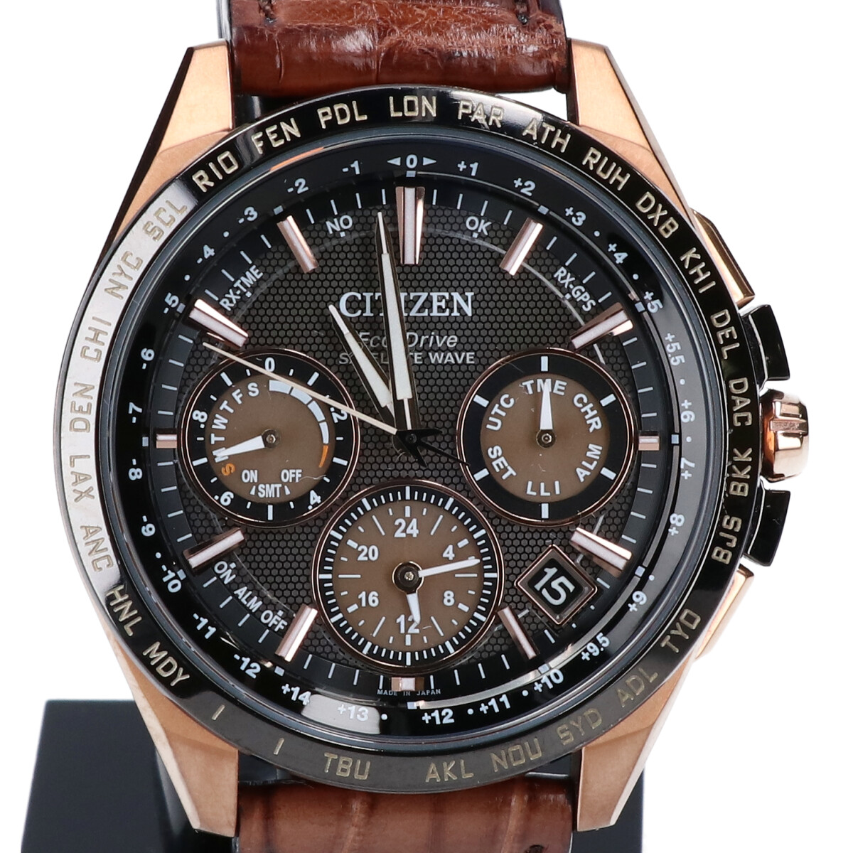 シチズンのCC9016-01E アテッサ エコドライブ クロコ素材 レザーベルト 腕時計の買取実績です。