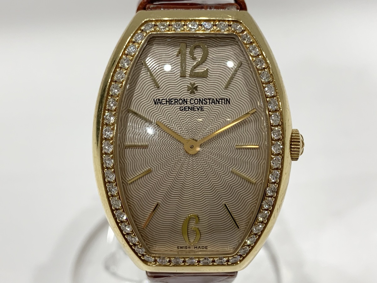 ヴァシュロンコンスタンタンの25540 エジェリー K18 ダイヤベゼル クオーツ時計の買取実績です。