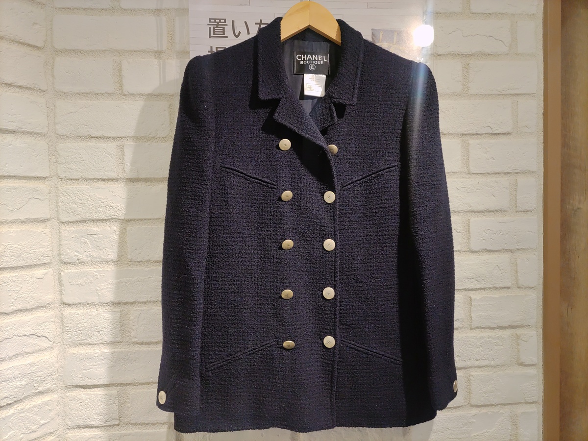 新宿店で、シャネルの98P P10396V06376 ココマーク釦 ダブルブレスト