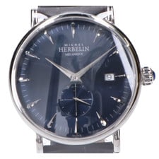 ミッシェルエルブラン 1947/15MA インスピレーション SSケース シースルーバック レザーベルト 手巻き時計 買取実績です。