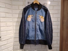 新宿店で、ディーゼルの19SS ブラックゴールド リゾートコレクション デニムリブブルゾンを買取しました。状態は綺麗な状態の中古美品です。