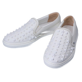 ジミーチュウのSPORT CALF WITH MIXED STARS スタースタッズ スリッポンの買取実績です。