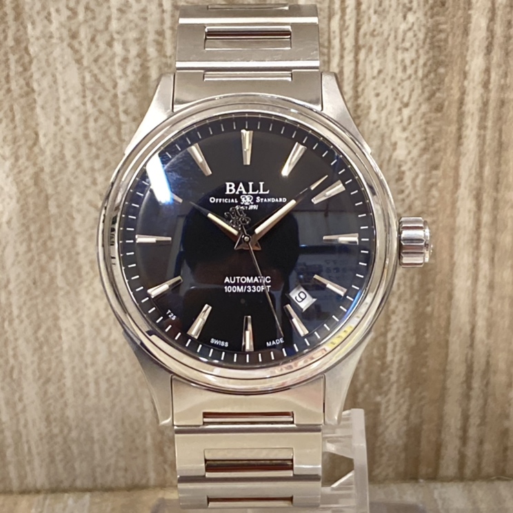 ボールウォッチのNM2098C-S3J-BK ストークマン ヴィクトリー デイト ねじ込み式リューズの自動巻き腕時計の買取実績です。