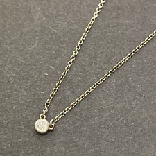 エコスタイル銀座本店で、ティファニーのAg925素材のバイザヤード 1P ダイヤモンド ペンダント ネックレスを買取いたしました。状態は通常使用感があるお品物です。