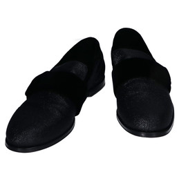 ジミーチュウのJOHN FINE GLITTER/VELVET グリッター×ベルベット ローファー メンズの買取実績です。