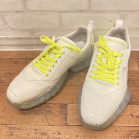 ジミーチュウのx YK JEONG YKジョン YK-DIAMOND/M ダイヤモンド レザースニーカーの買取実績です。
