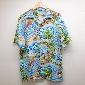 東洋エンタープライズのSS37253 スペシャルエディション HULA MA KAI ROYAL HAWAIIAN レーヨン アロハシャツの買取実績です。