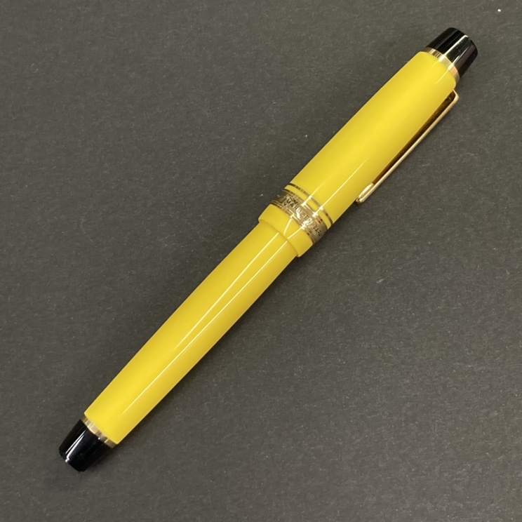 丸善の創業140周年記念万年筆 檸檬 本付のペン先14K-585 万年筆の買取実績です。