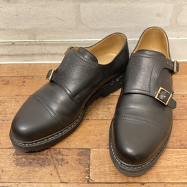 パラブーツのWilliamMarcheⅡ ブラック ダブルモンクシューズの買取実績です。