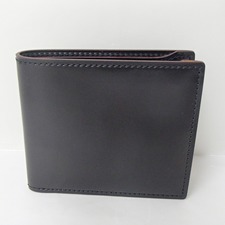 ガンゾ SHELL CORDOVAN 2(シェルコードバン2)　ブラック　純札入れ/二つ折り財布　57129　※小銭入れなし 買取実績です。