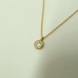 ハムのK18YG ダイヤモンド 0.10ct KUMO/KU-N5m 1P ロングネックレスの買取実績です。