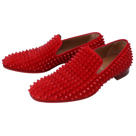 クリスチャンルブタンのDANDELION SPIKES FLAT スエード スタッズ フラットシューズの買取実績です。