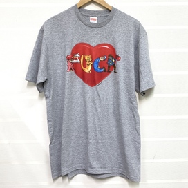 シュプリームの17年秋冬 グレー　ファックラブTシャツの買取実績です。