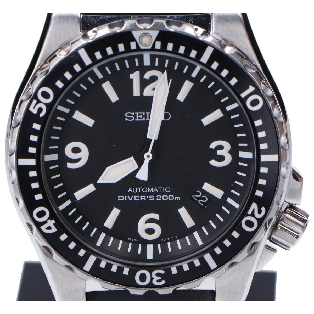 セイコーのSRP043K2 4R15-00D0 DIVERS ダイバーズ ラバーベルト 自動巻き時計の買取実績です。
