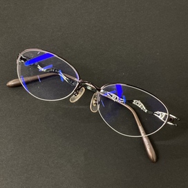 金子眼鏡のプリシラ LRP-24 度入りレンズ ハーフリムメガネフレーム 眼鏡の買取実績です。