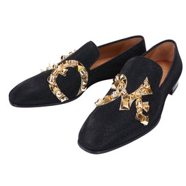 クリスチャンルブタンのLOVE MET FLAT GLITTER TENNIS/GLITTER スタッズ スリッポンシューズ メンズの買取実績です。