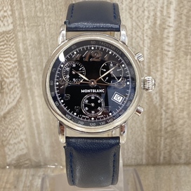 エコスタイル銀座本店で、モンブランの7038 マイスターシュテック クロノグラフ クォーツ 腕時計を買取いたしました。