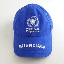 バレンシアガ ワールドフードプログラム 刺繍ロゴ ベースボールキャップ 買取実績です。