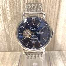 エコスタイル銀座本店で、オリエントスターのDK03-C0-Bのパワーリザーブの自動巻き時計を買取ました。状態は若干の使用感がある中古品です。