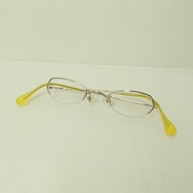 16885のGREENWICH　ハーフリムメガネフレーム/眼鏡　18K(White Gold)×Titan　※度入りレンズの買取実績です。