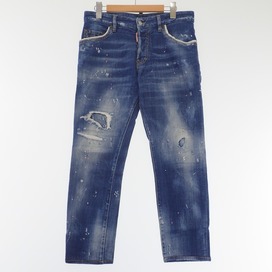 ディースクエアードのS71LB0452 SKATER JEAN ダメージ加工 2018年春夏 ボタンフライ デニムパンツの買取実績です。